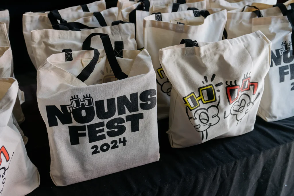 2024 Nouns Fest October 10 Meet And Greet Swag Bags